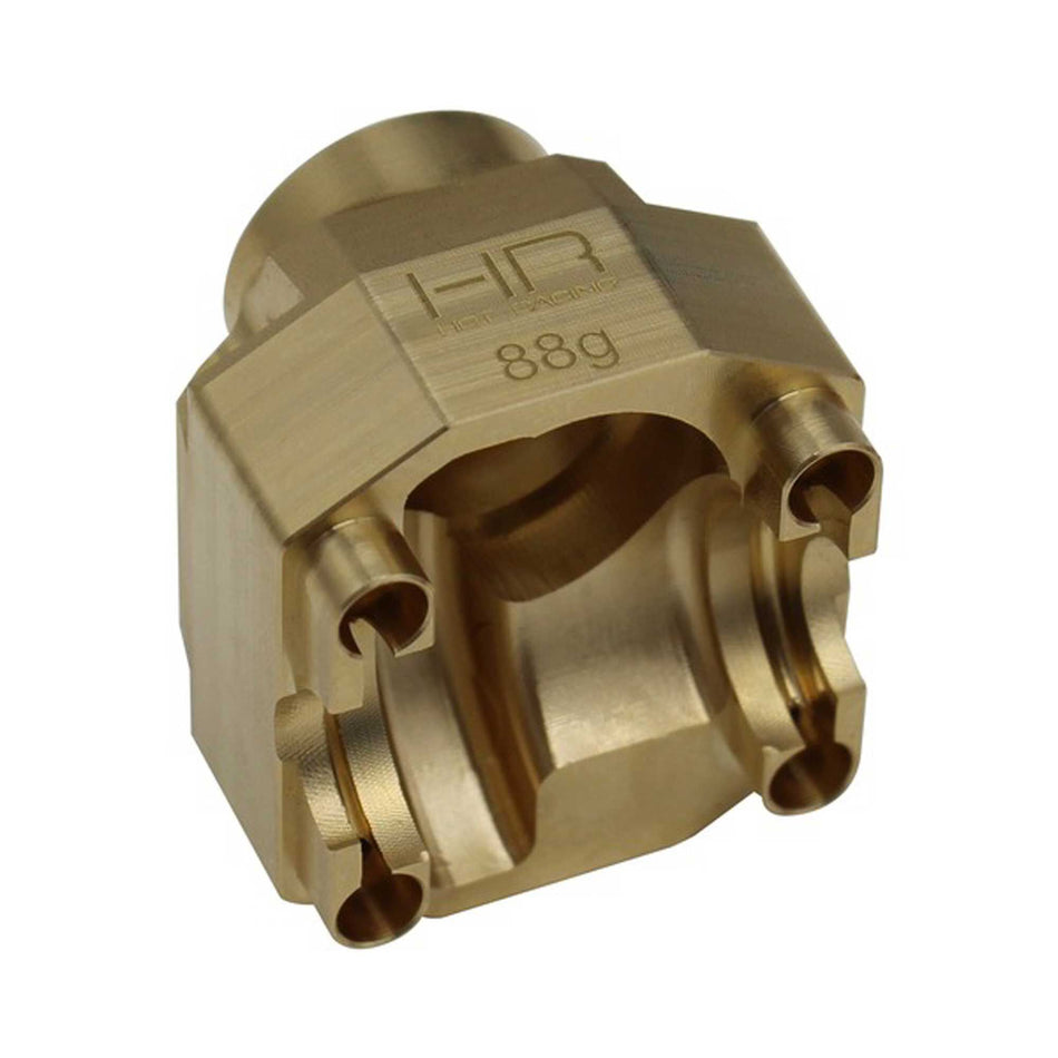 Hot Racing Brass 88g Currie F9 Portal Axle 3rd Member: Axial UTB