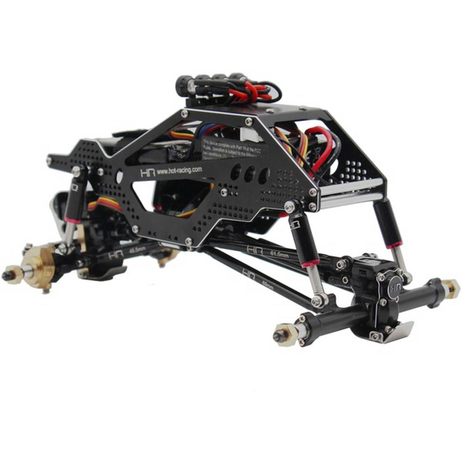 Hot Racing Axial SCX24 32mm Internal Spring Air Shocks (Black)