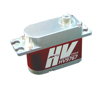 HV9767 MKS Titanium Gear High Voltage Cyclic Servo w/Aluminum Case