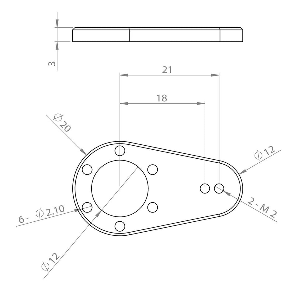 X8 Servo Horn Set (2)