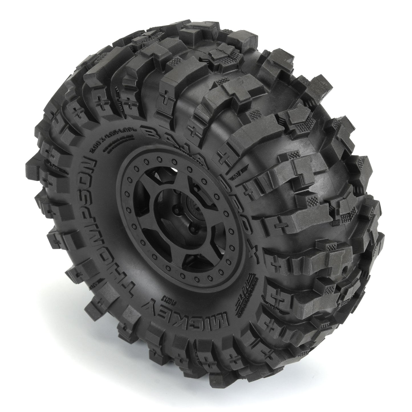 Pro-Line® 1/10 Baja ProX G8 F/R 1.9 MTD 12mm Blk Holcomb (2)