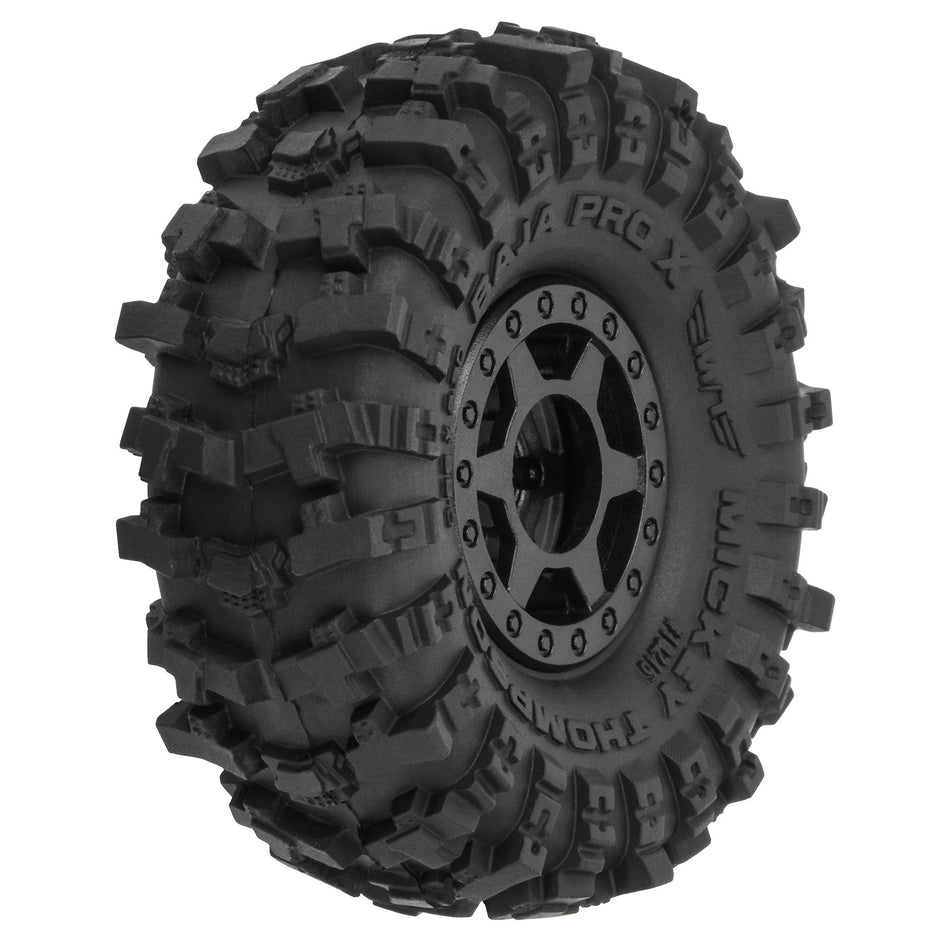 1/24 Pro-Line MT Baja Pro X F/R 1.0" Tires MTD 7mm Blk (4)