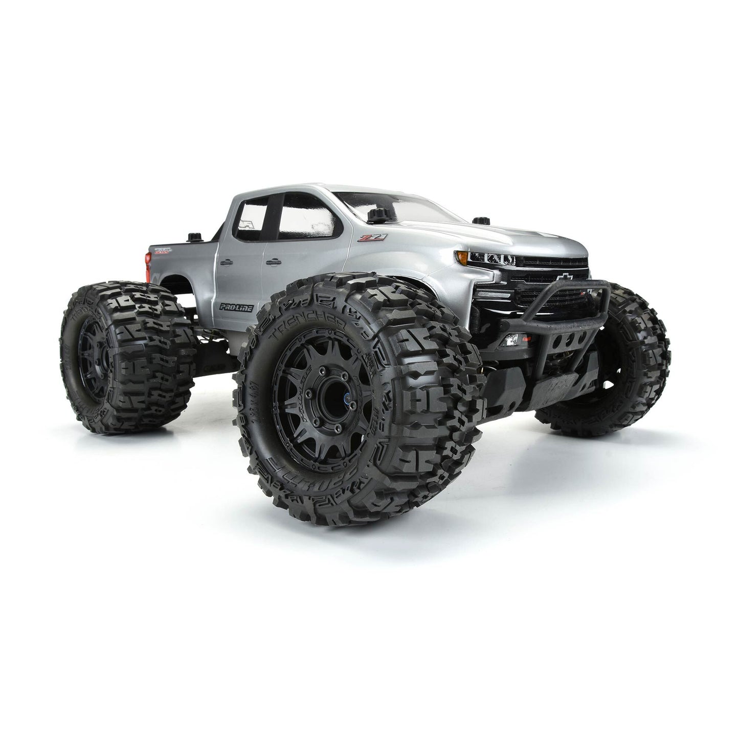 1/10 Trencher Front/Rear 2.8" MT Tires Mounted 12mm Blk Raid (2)