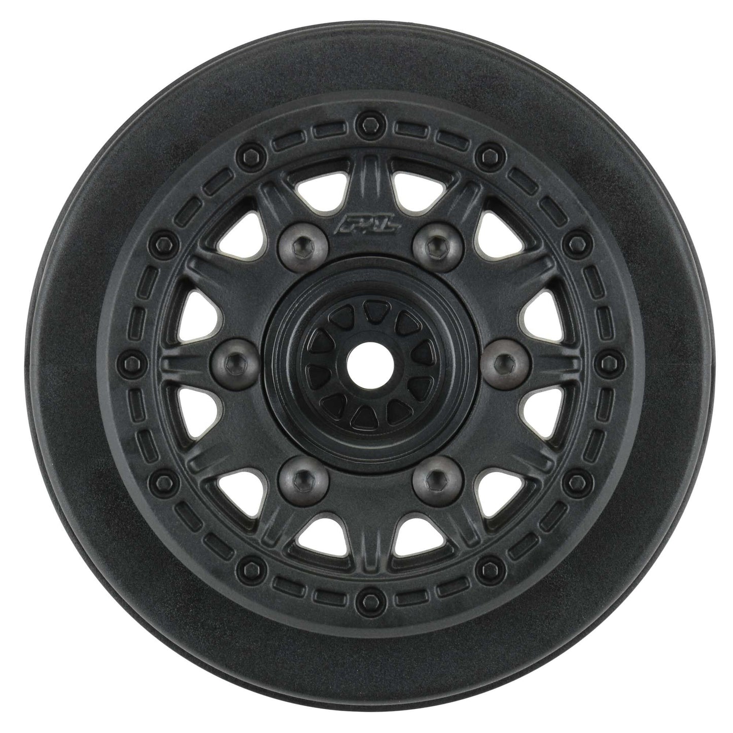 1/10 Raid Front/Rear 2.2"/3.0" 12mm Short Course Wheels (2) Black