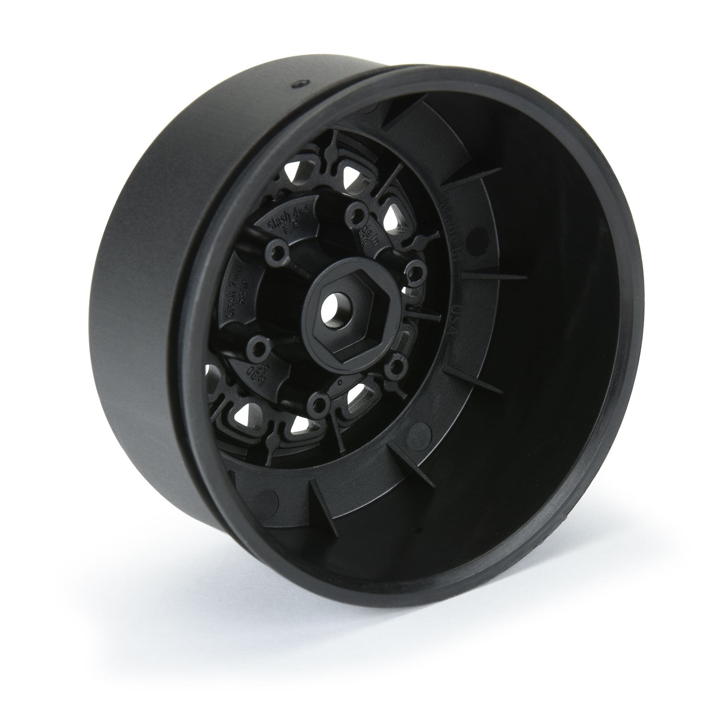 1/10 Raid Front/Rear 2.2"/3.0" 12mm Short Course Wheels (2) Black