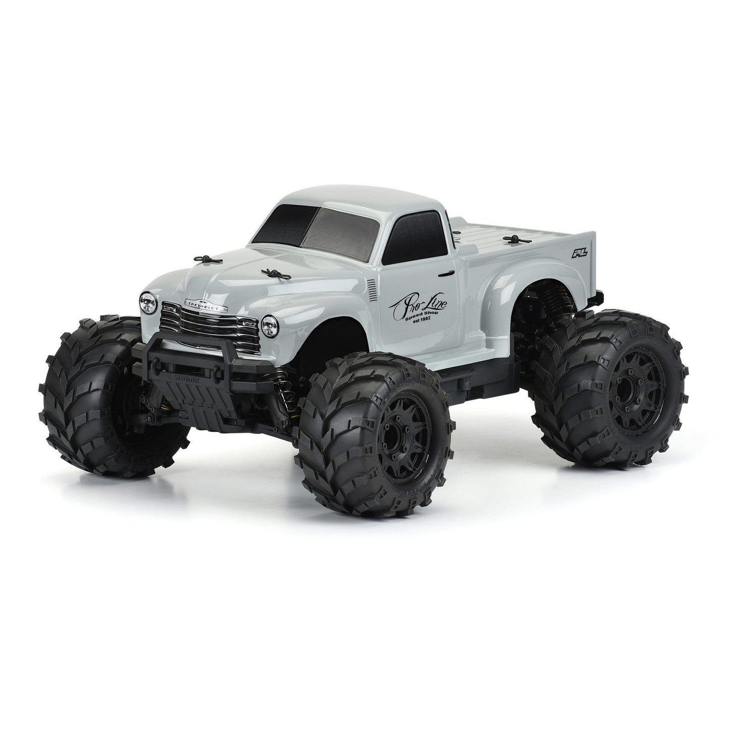 1/10 Pro-Line Early 50's Chevy Tough-Color Gray Body: Stampede & Granite