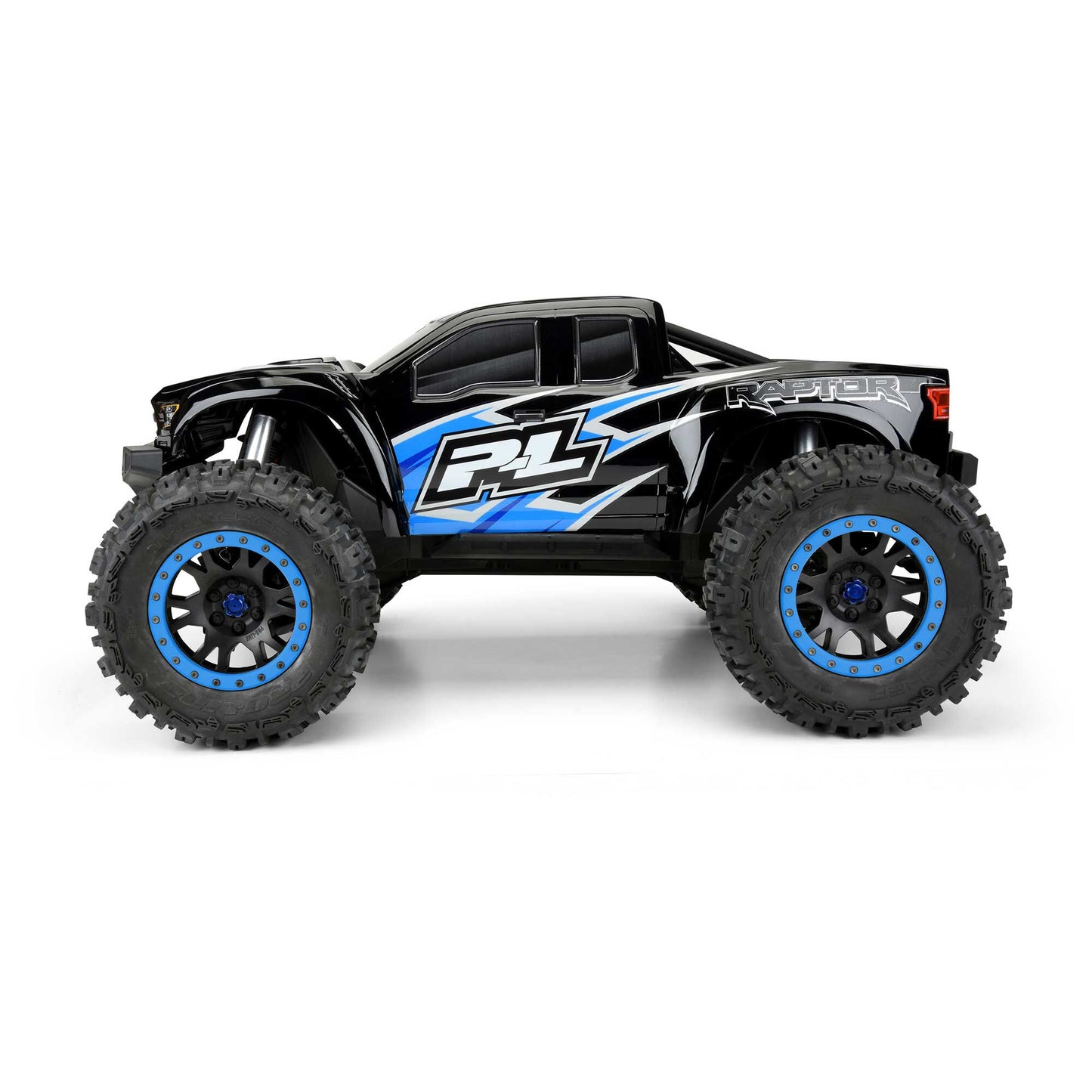 1/5 Pro-Line Pre-Cut 2017 Ford F-150 Raptor Tough-Color Black Body: X-MAXX®