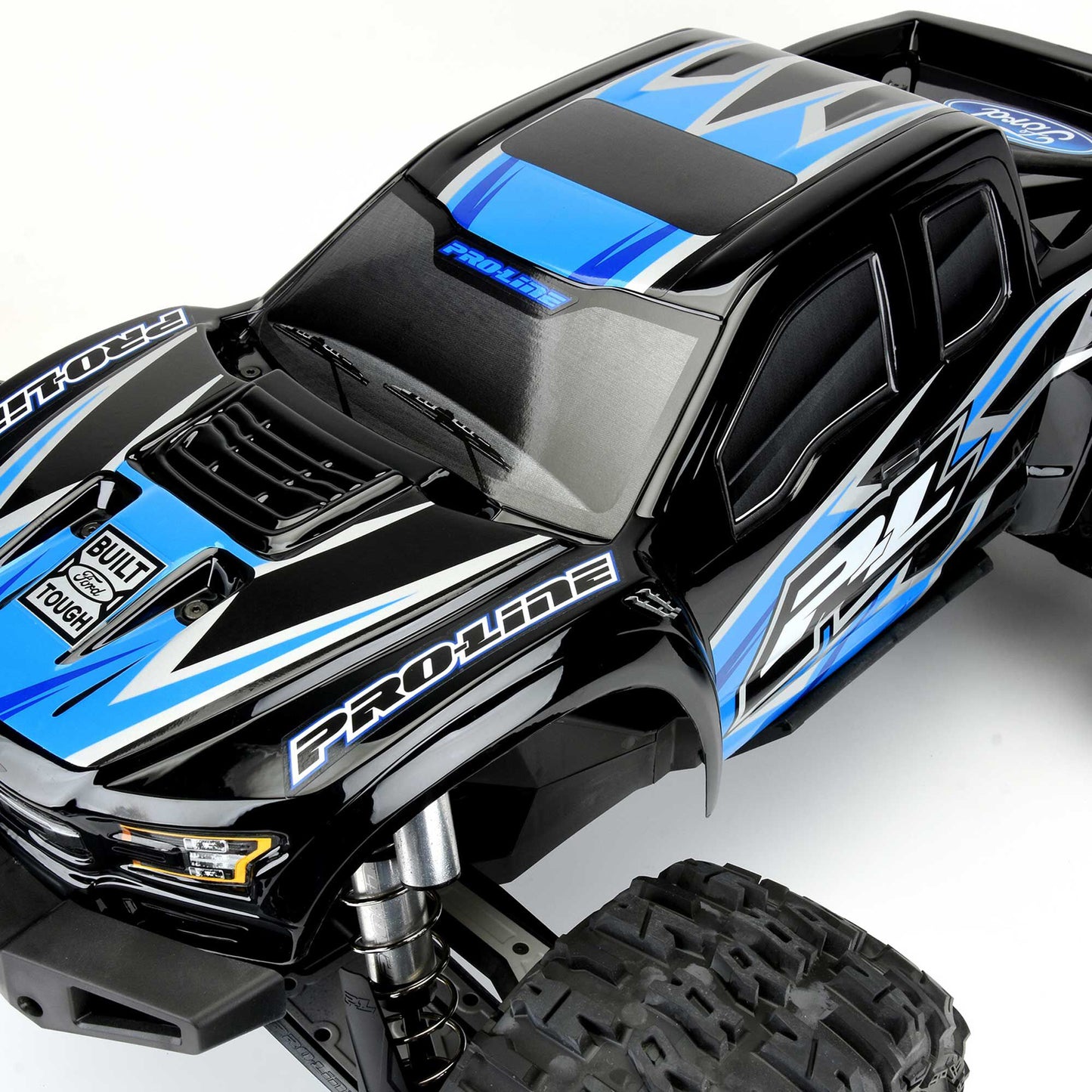 1/5 Pro-Line Pre-Cut 2017 Ford F-150 Raptor Tough-Color Black Body: X-MAXX®