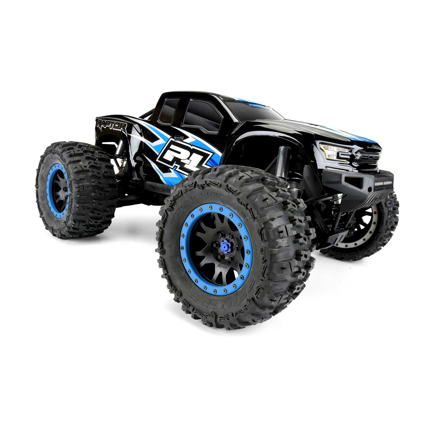 1/5 Pro-Line Pre-Cut 2017 Ford F-150 Raptor Tough-Color Black Body: X-MAXX®