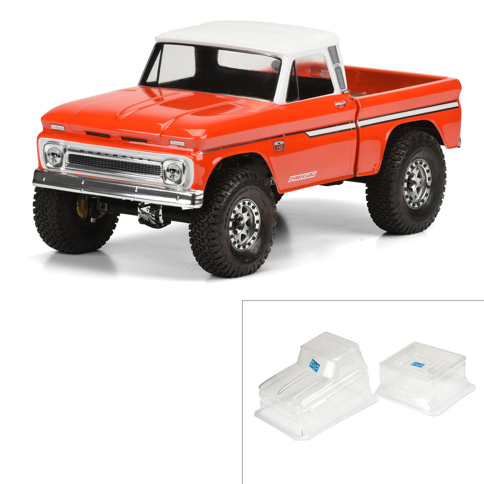 Pro-Line® 1/10 1966 Chevrolet C-10 Clear Body 12.3" (313mm) Wheelbase