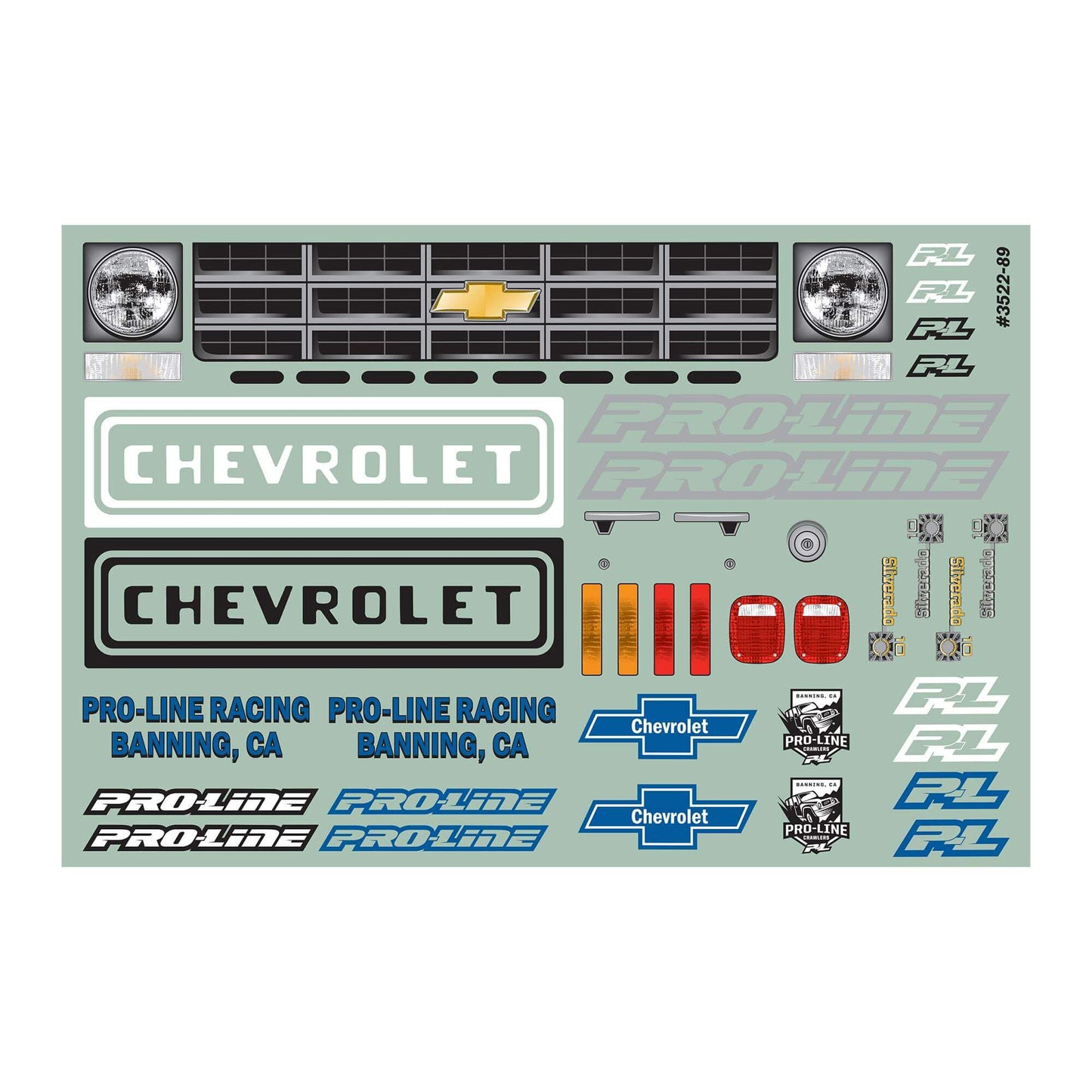 Pro-Line® 1/10 1978 Chevy K-10 Clear Body 12.3" (313mm) Wheelbase Crawlers