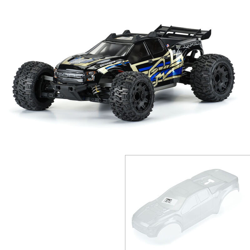 1/10 Pro-Line Pre-Cut 2017 Ford® F-150 Raptor Clear Body: Rustler 4x4