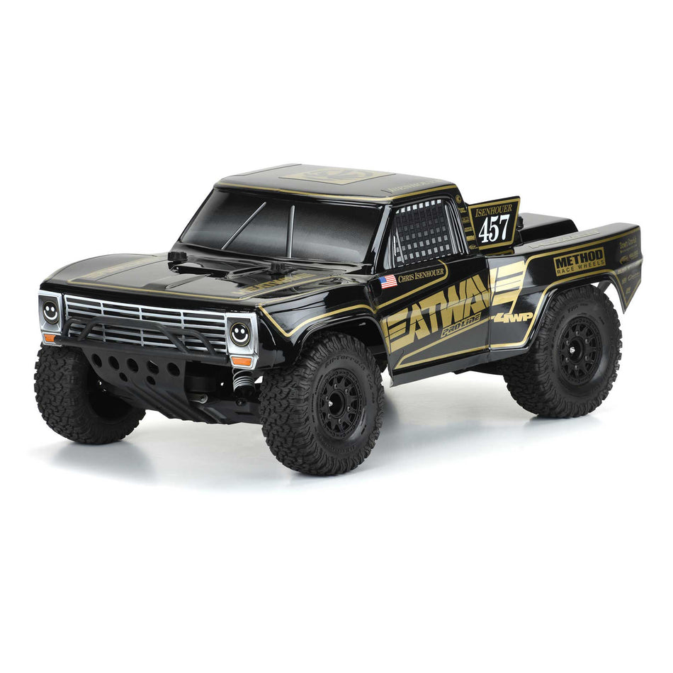 1/10 Pro-Line Pre-Cut 1967 Ford® F-100 Heatwave Black Body: Short Course