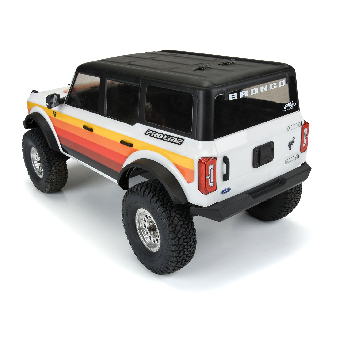 Pro-Line® 1/10 2021 Ford Bronco Clear Body Set 12.3" Wheelbase: Crawlers