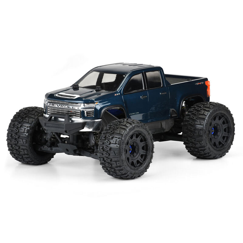 1/8 Pro-Line 2021 Chevy Silverado 2500 HD Clear Body: E-REVO 2.0 & MAXX