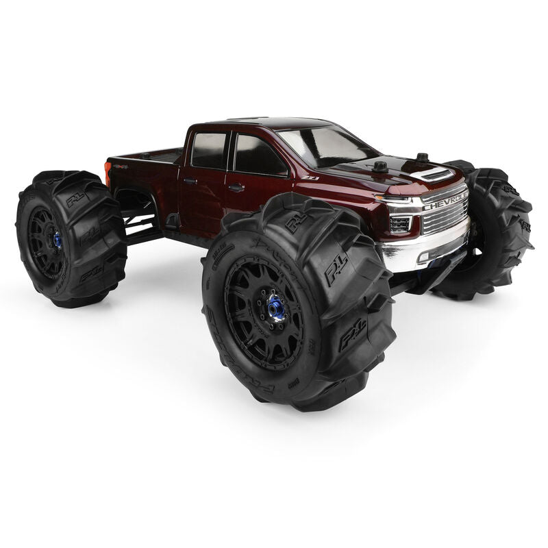 1/8 Pro-Line 2021 Chevy Silverado 2500 HD Clear Body: E-REVO 2.0 & MAXX