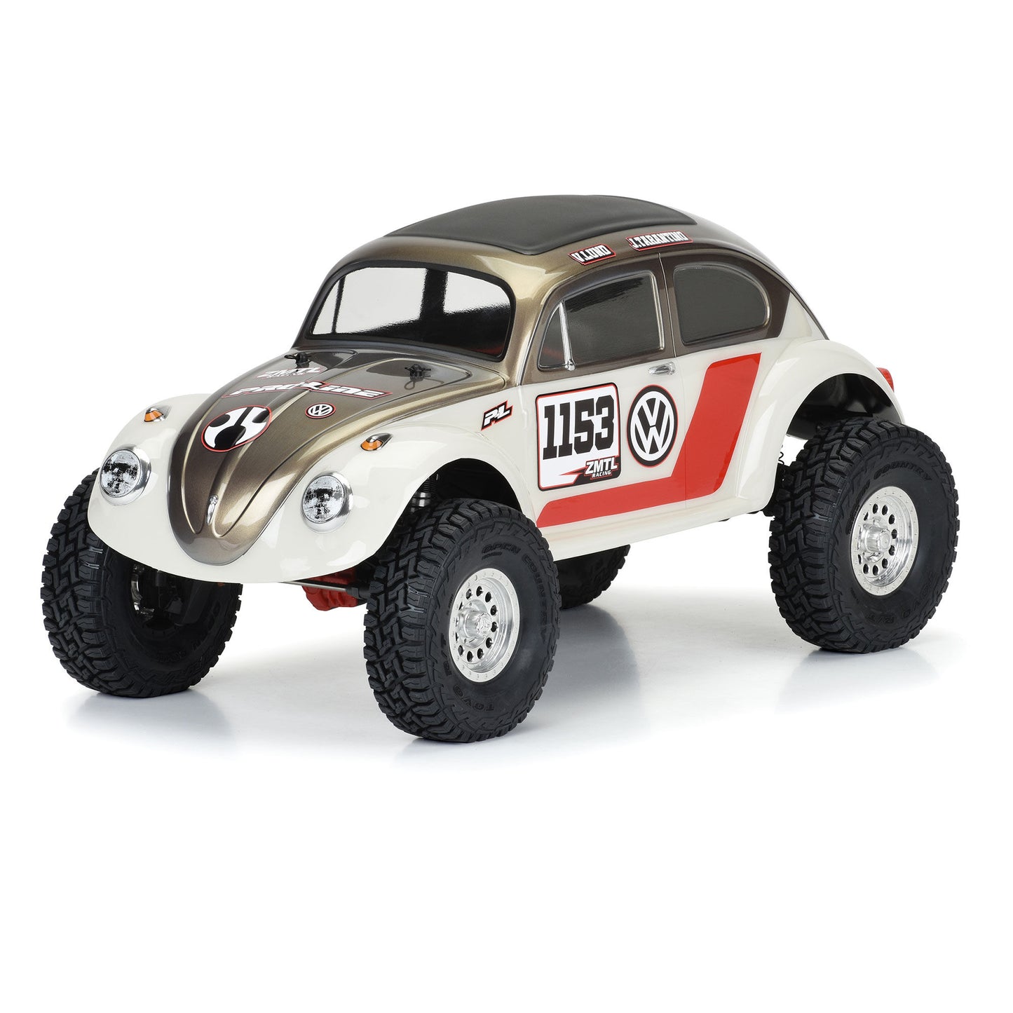 1/10 Pro-Line Volkswagen Beetle Clear Body 12.3" Wheelbase Crawlers