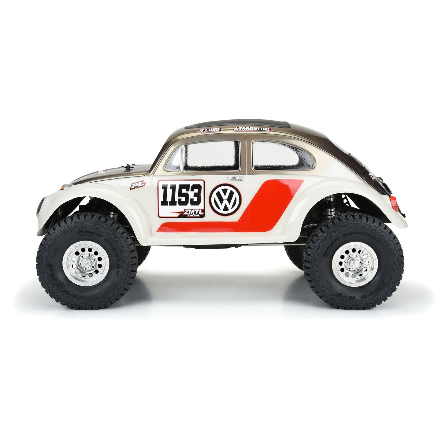 1/10 Pro-Line Volkswagen Beetle Clear Body 12.3" Wheelbase Crawlers