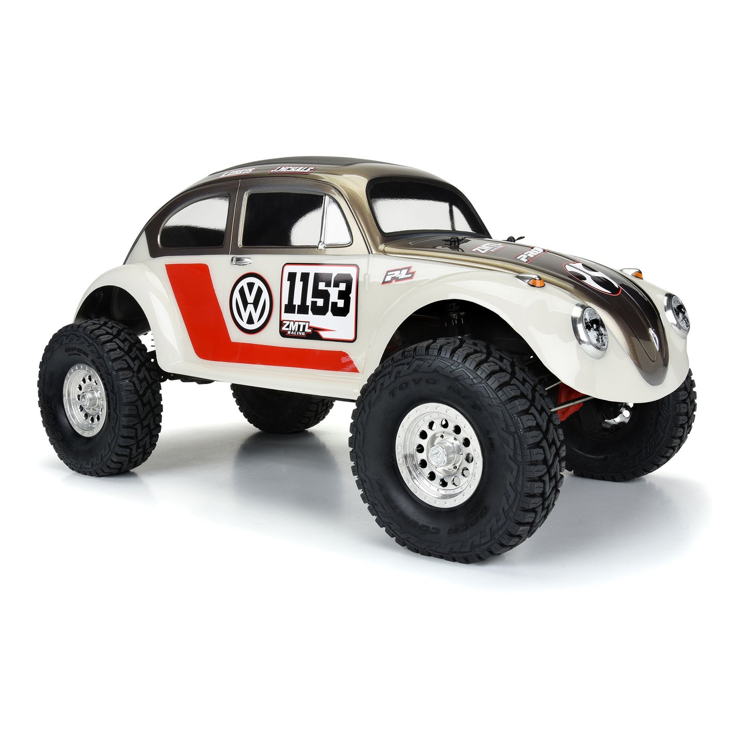 1/10 Pro-Line Volkswagen Beetle Clear Body 12.3" Wheelbase Crawlers