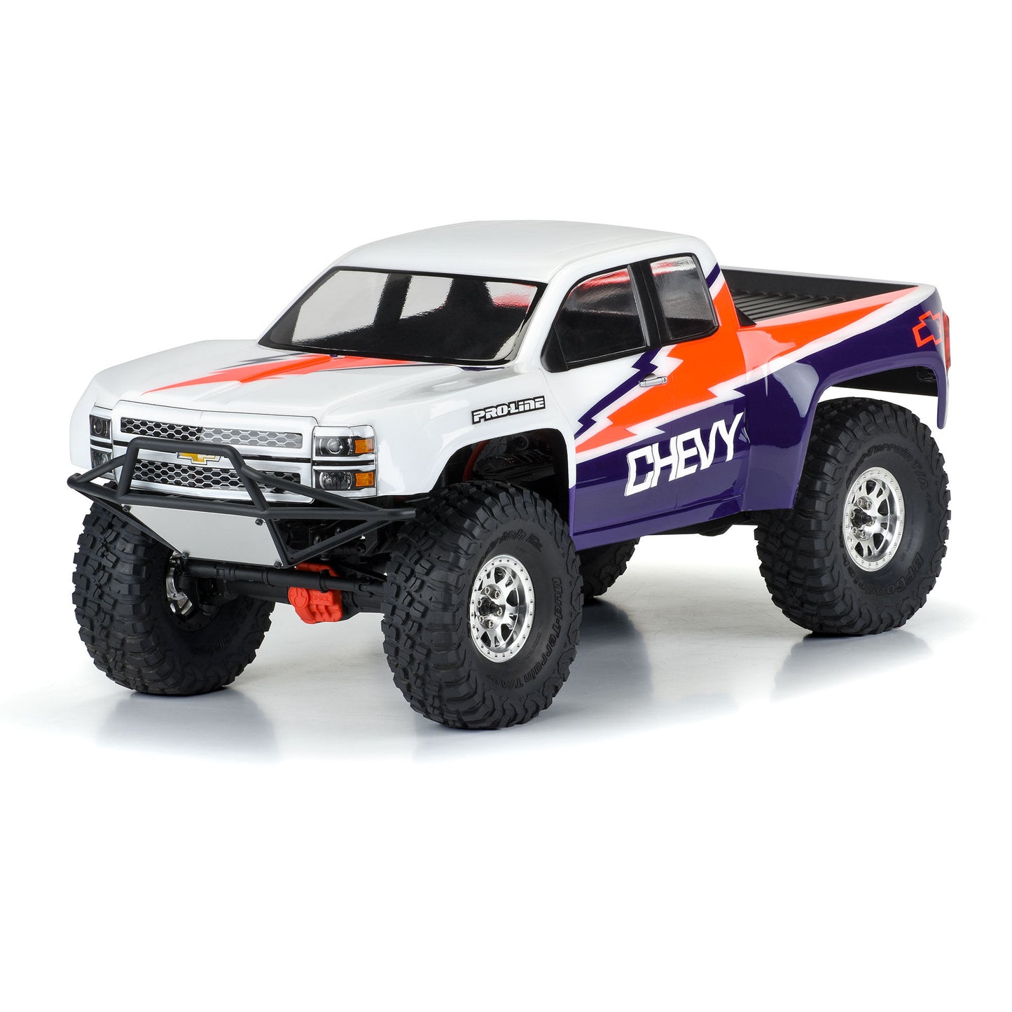 Pro-Line® 1/10 2015 Chevy Silverado Pre-Rnr Clr Bdy 12.3" WB