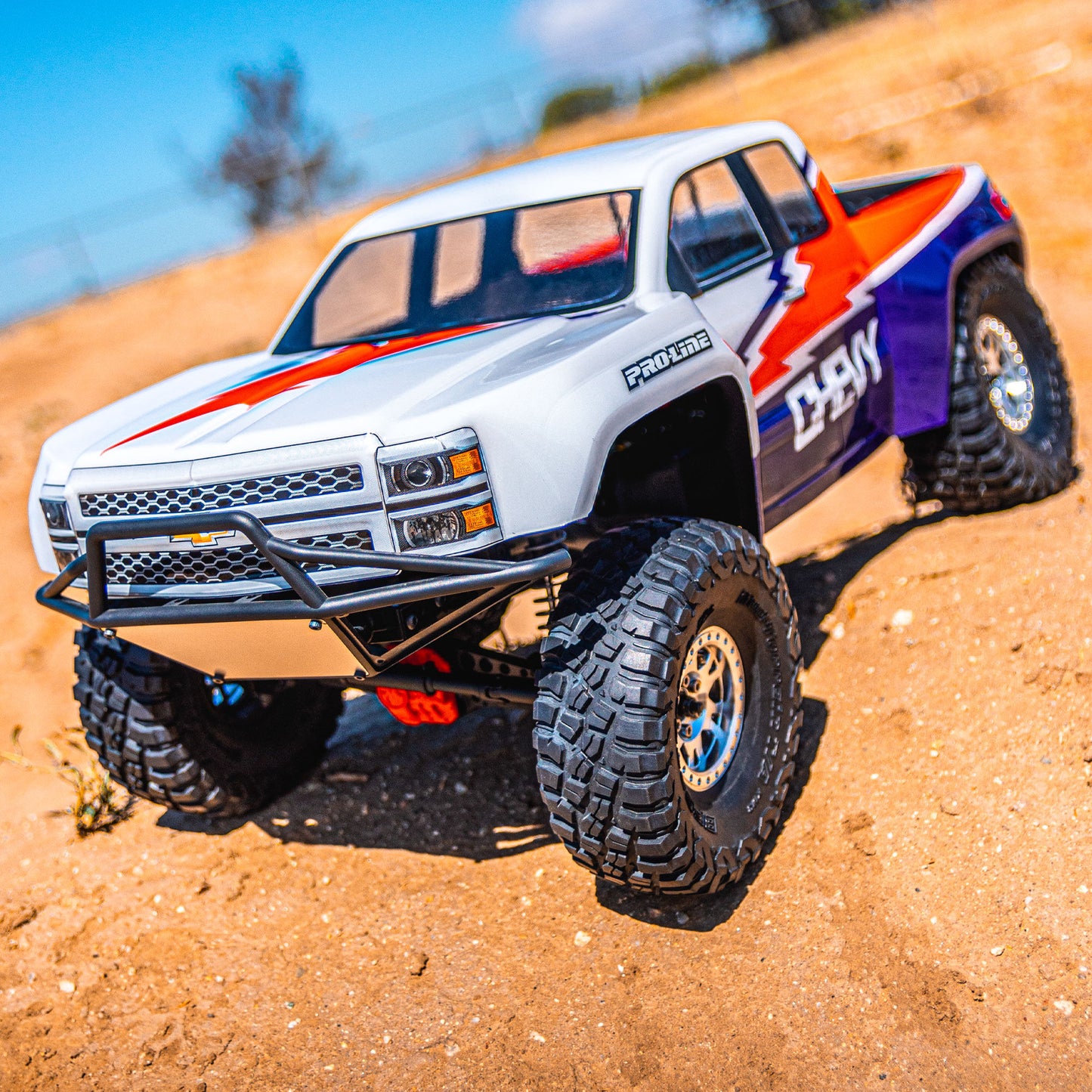 Pro-Line® 1/10 2015 Chevy Silverado Pre-Rnr Clr Bdy 12.3" WB