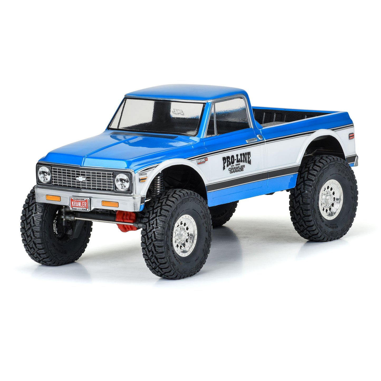 Pro-Line® 1/10 1972 Chevy K-10 Clear Body 12.3" Wheelbase Crawlers