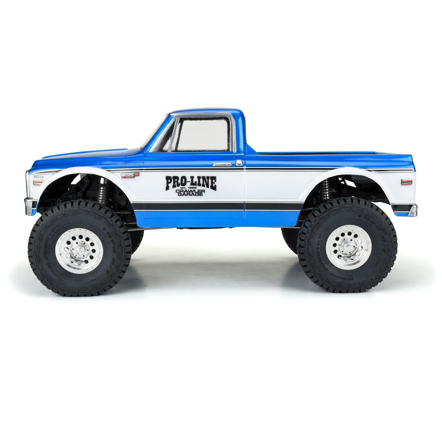 Pro-Line® 1/10 1972 Chevy K-10 Clear Body 12.3" Wheelbase Crawlers