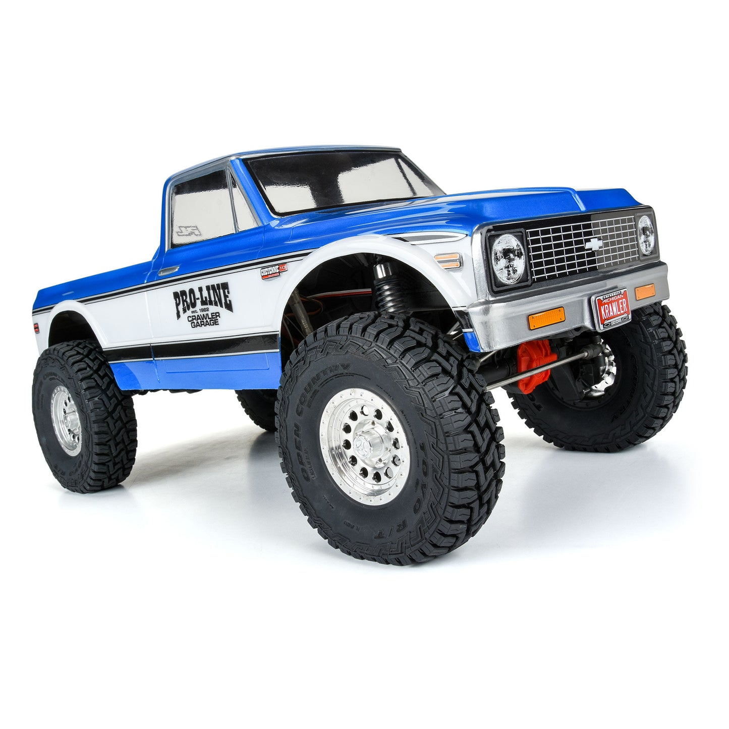 Pro-Line® 1/10 1972 Chevy K-10 Clear Body 12.3" Wheelbase Crawlers