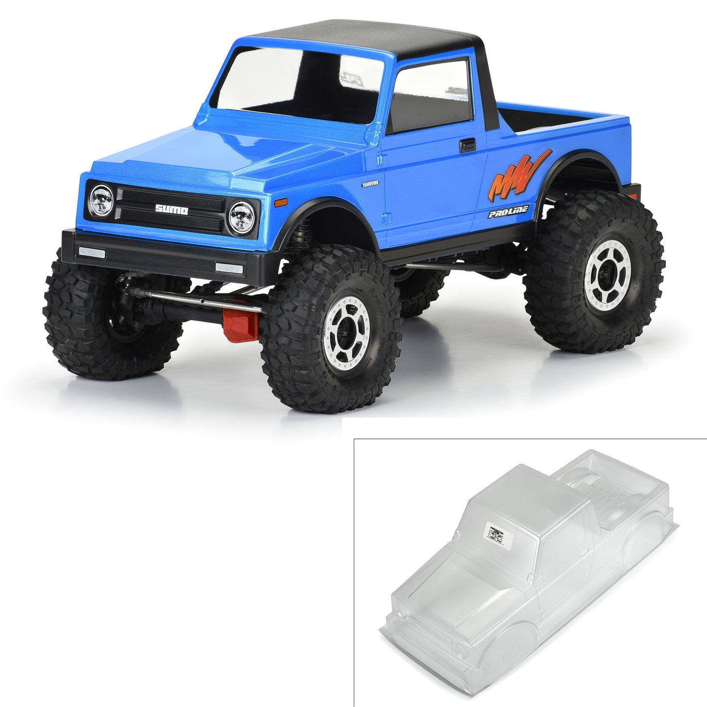 1/10 Pro-Line Sumo L Clear Body 12.3" Wheelbase Crawlers