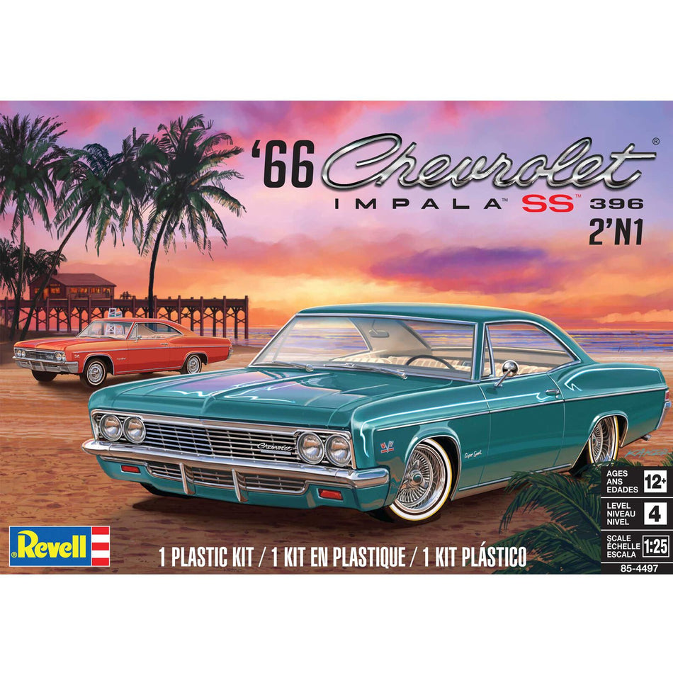 1/25 66 Chevy Impala SS 396 2N1 plastic model