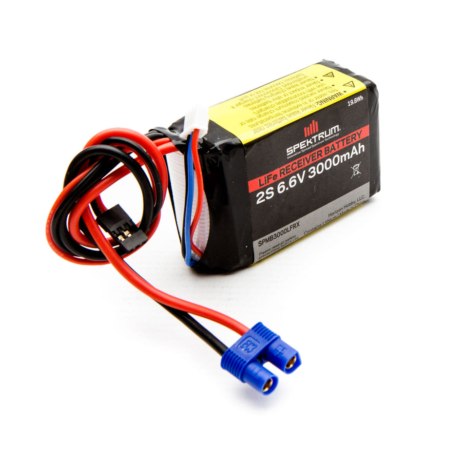 SPMB3000LFRX 6.6V 3000mAh 2S LiFe Receiver