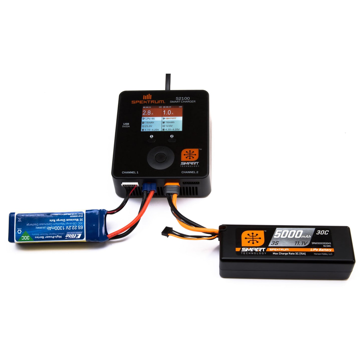 SPMX22003S30 2200mAh 3S 11.1V 30C Smart LiPo Battery; IC3