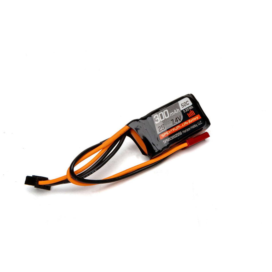 300mAh 2S 7.4V 50C LiPo JST-RCY Connector