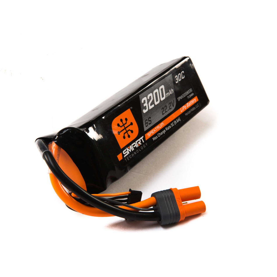 SPMX32006S30 3200mAh 6S 22.2V 30C Smart LiPo Battery; IC5