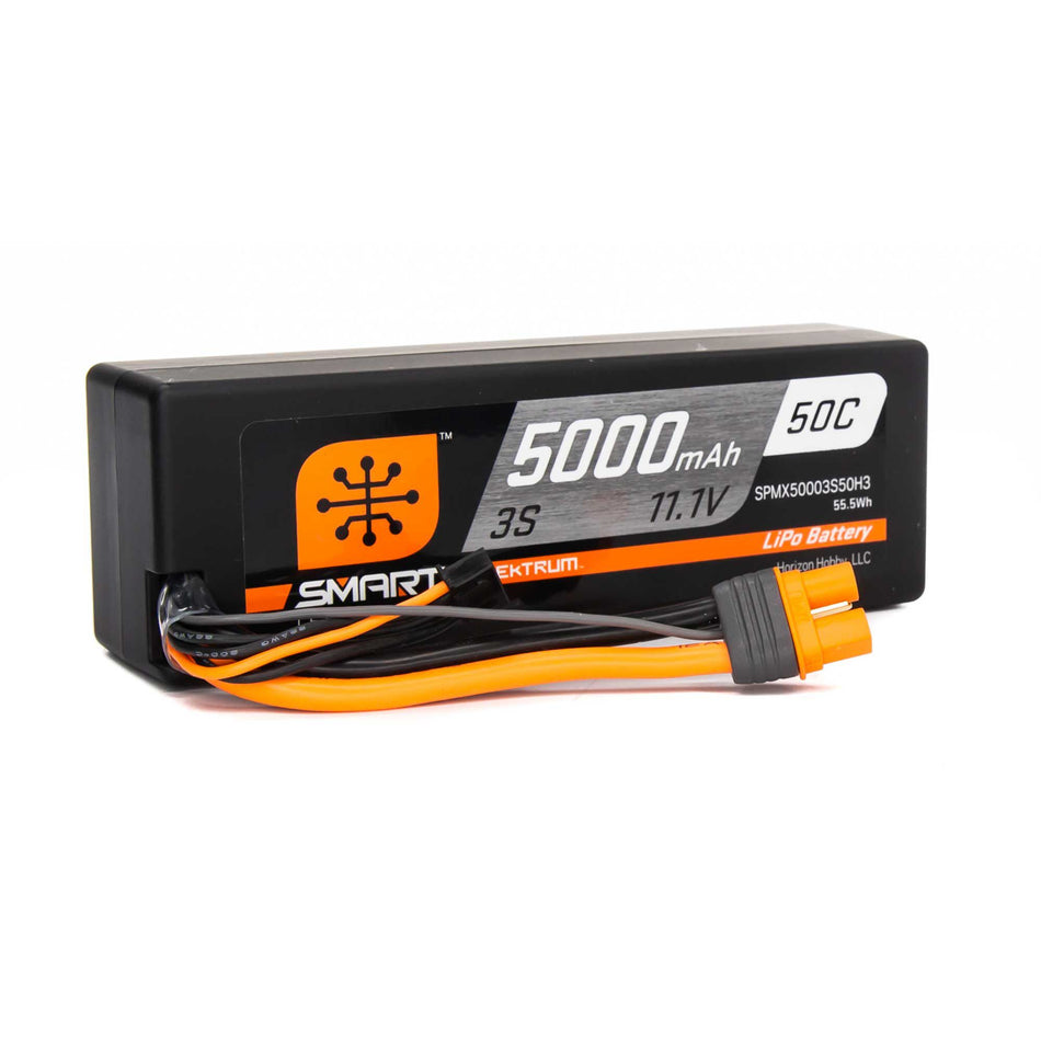 SPMX50002S50H3 5000mAh 2S 7.4V 50C Smart LiPo Hardcase; IC3