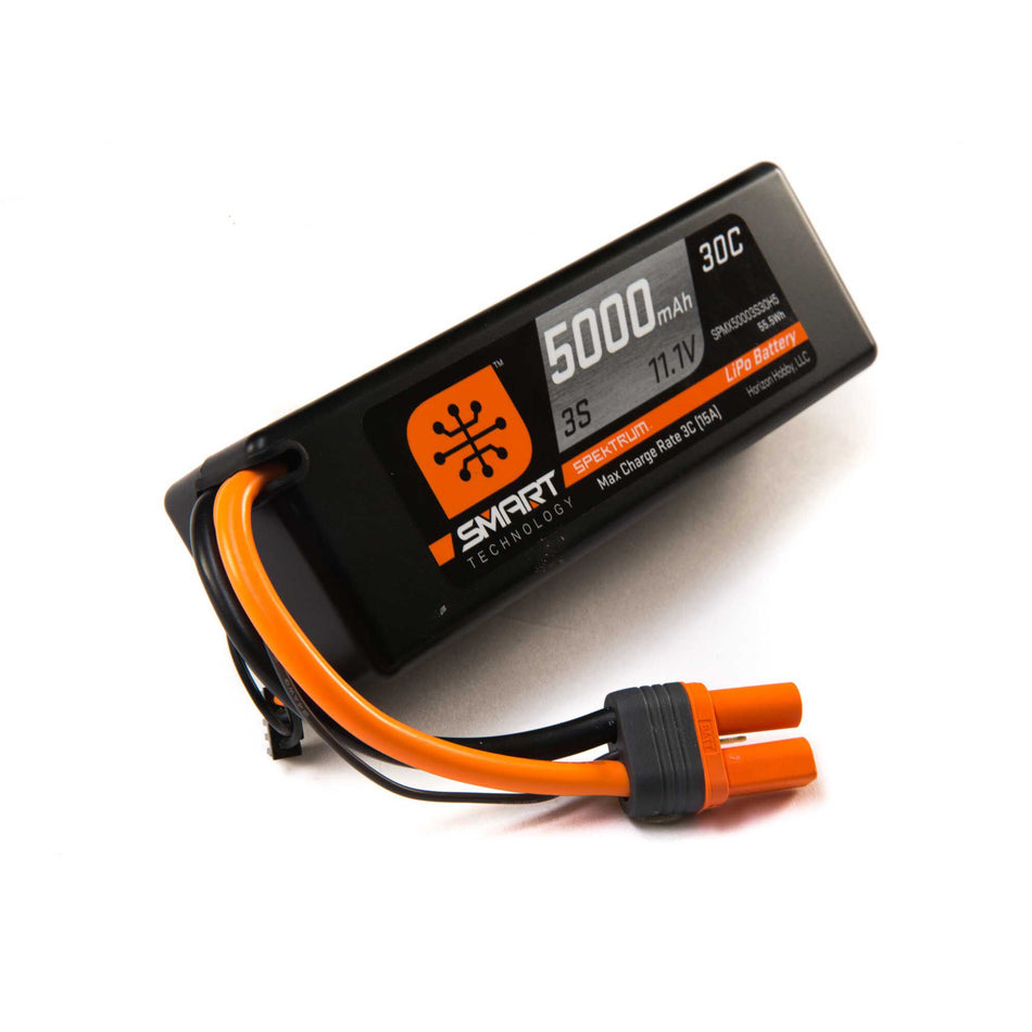 SPMX50003S30H5 5000mAh 3S 11.1V Smart LiPo 30C Hardcase; IC5