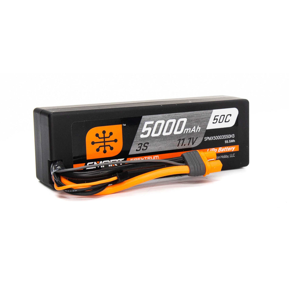 SPMX50003S50H3 5000mAh 3S 11.1V 50C Smart LiPo Hardcase; IC3