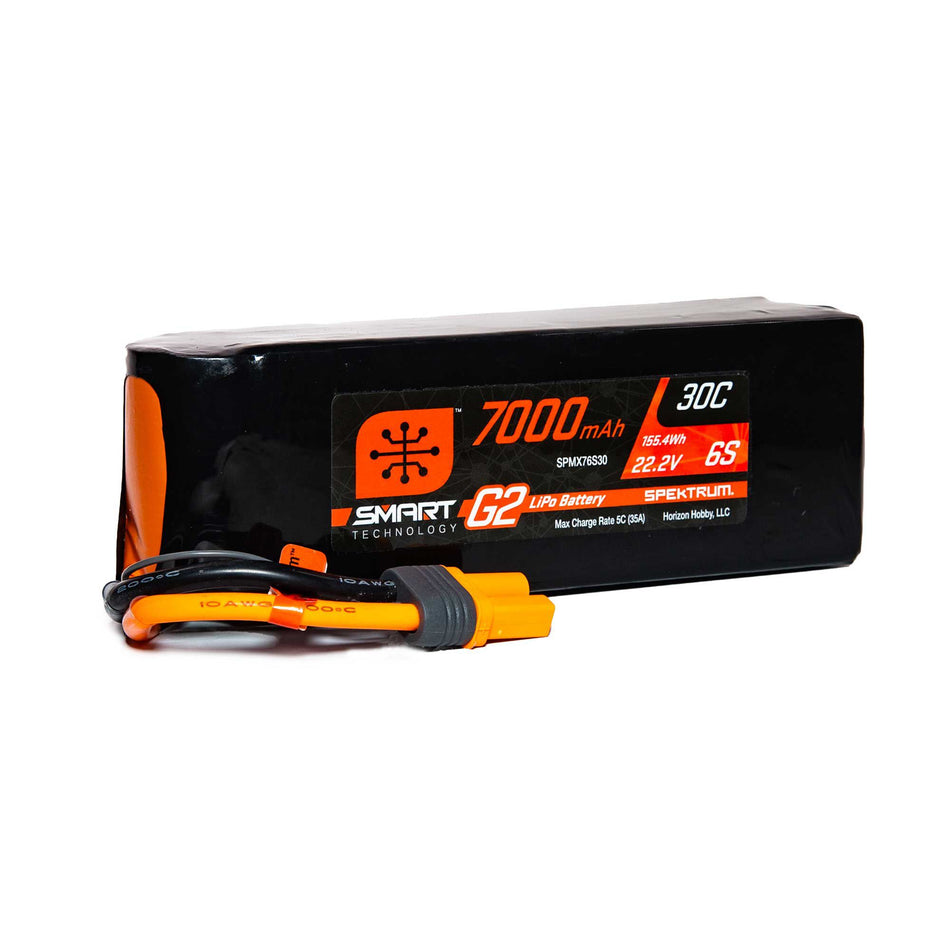 SPMX76S30 7000mAh 6S 22.2V Smart G2 LiPo 30C; IC5