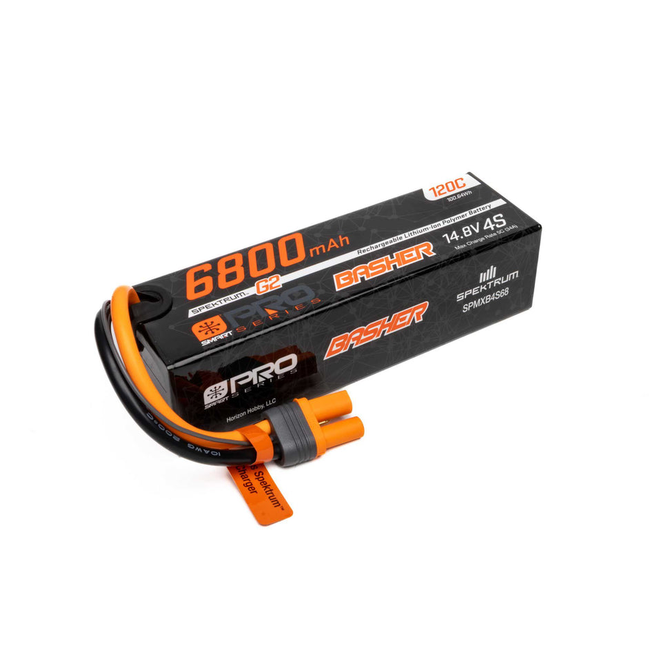 6800mAh 4S 14.8V Smart Pro Basher LiPo 120C; IC5