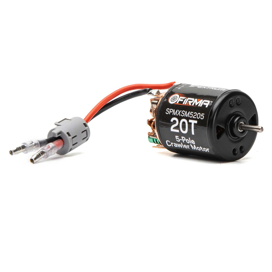 Spektrum Firma SPMXSM5205 20T Rebuildable 5 Pole Brushed Crawler Motor