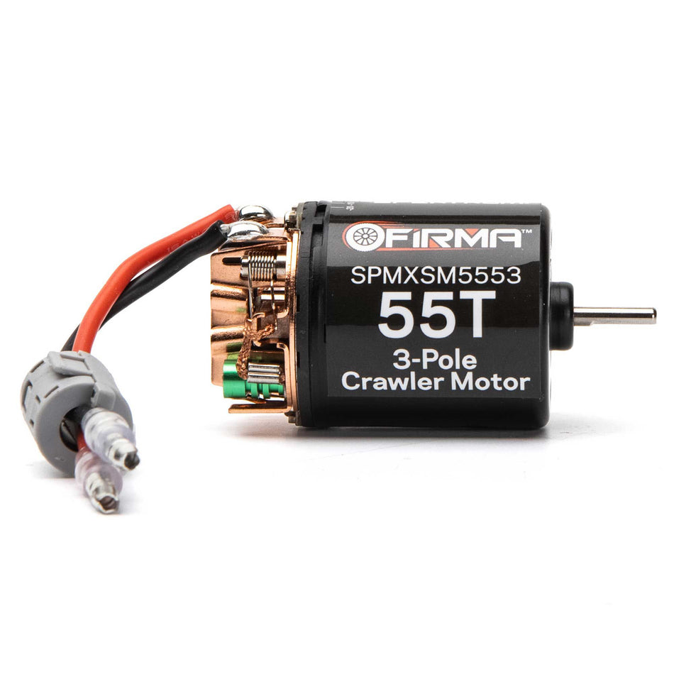 Spektrum Firma SPMXSM5553 55T Rebuildable 3 Pole Brushed Crawler Motor
