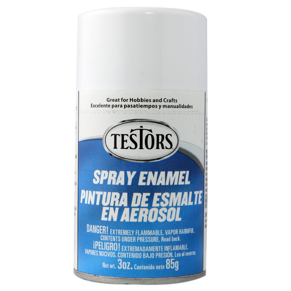 Testors Enamel Spray 3oz White