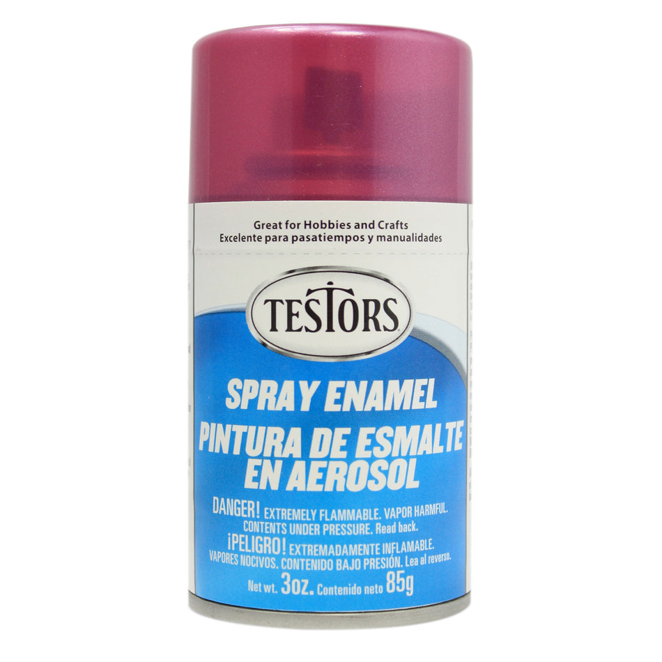 Testors Enamel Spray 3oz Burg. Purpl Mtl Flak