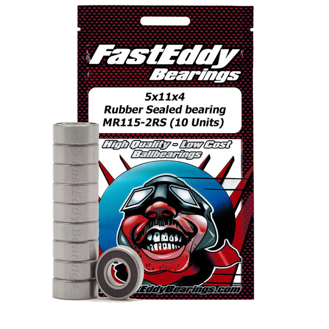 FastEddy 5x11x4 Rubber Sealed Bearing M