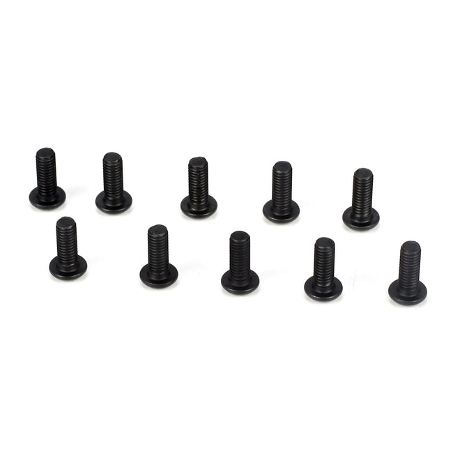 Team Losi Racing Button Head Screws, M3 x 8mm