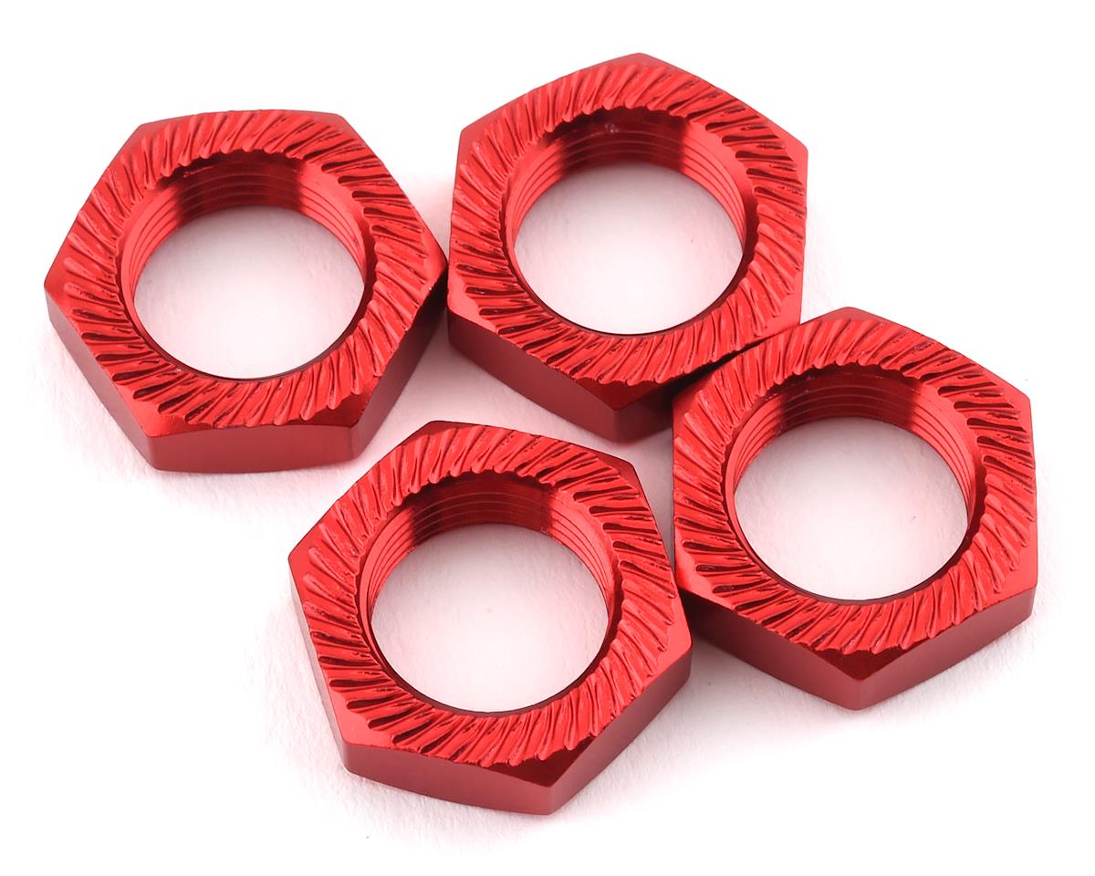 AR310906 Aluminum Wheel Nut 17mm Red (4)