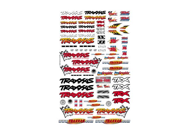 9950 Official Team Traxxas® racing decal set