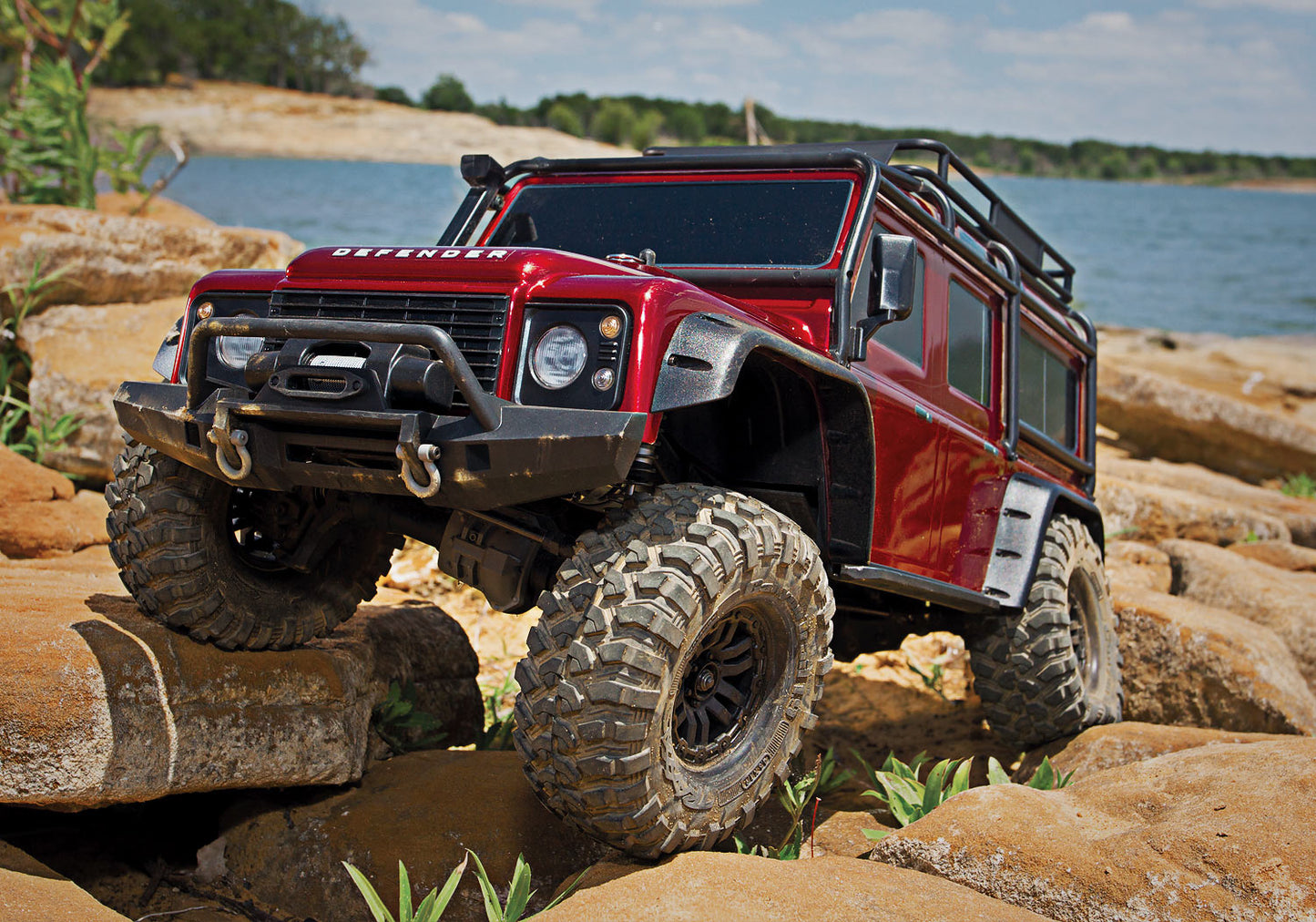 82056-4-RED TRX-4 Scale and Trail Defender Red