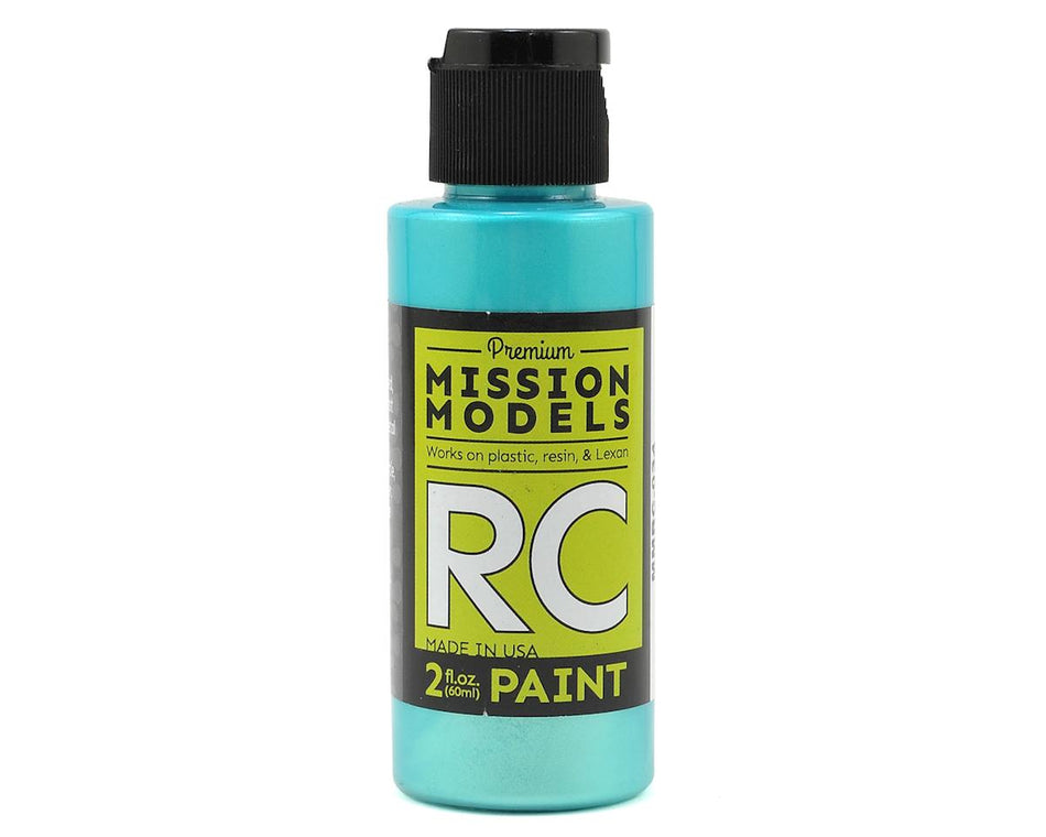 Mission Models Iridescent Teal Acrylic Lexan Body Paint (2oz)