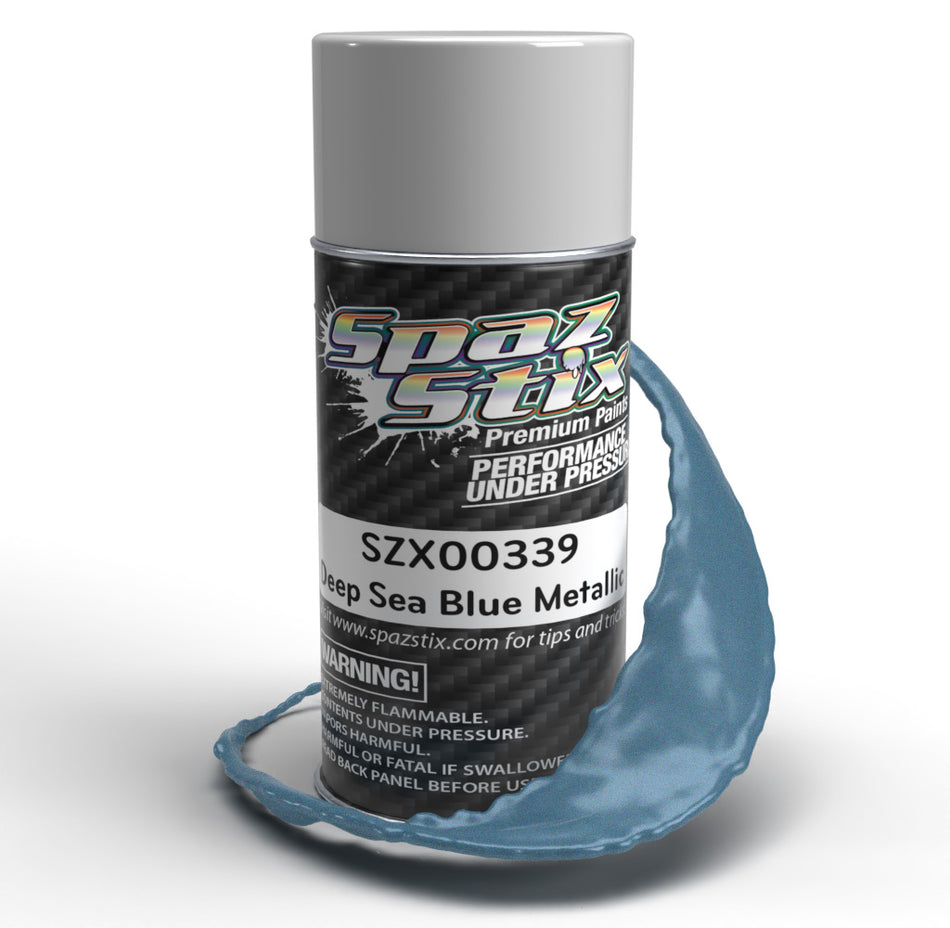 Deep Sea Blue Metallic Aerosol Paint, 3.5oz Can